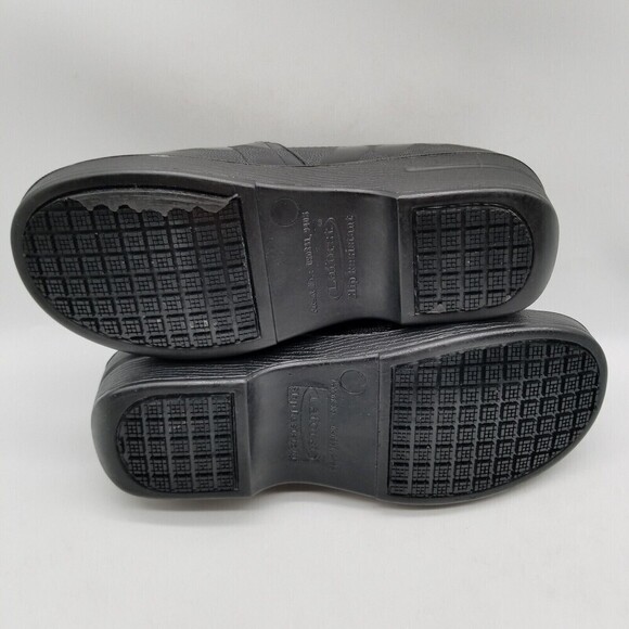 Laforst Women Printed Jamie Slip Resistant Slip On Clog Black 9 - Picture 6 of 8